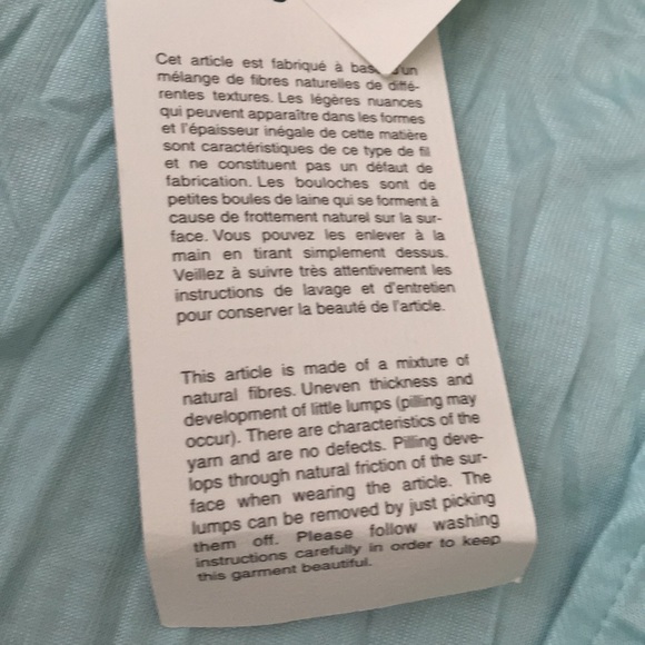 PLUTO Short Gown. Size Small. Turquoise - Picture 4 of 4